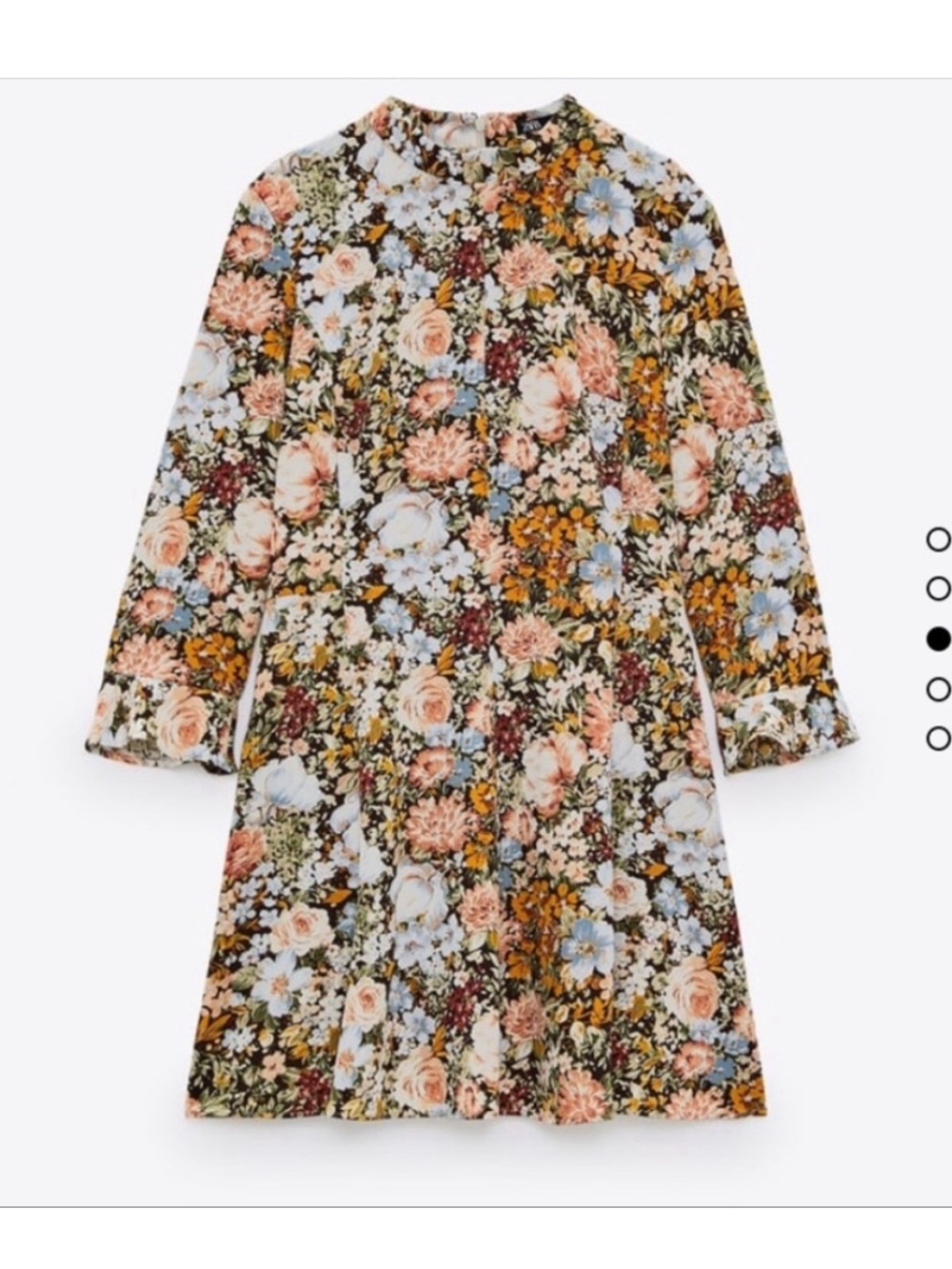 Zara bloggers favorite floral print mini dress